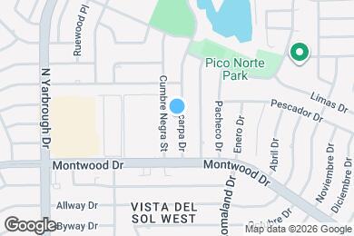 Map image of the property - 2205 Escarpa Dr