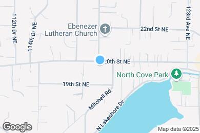 Map image of the property - 11704 20th St NE