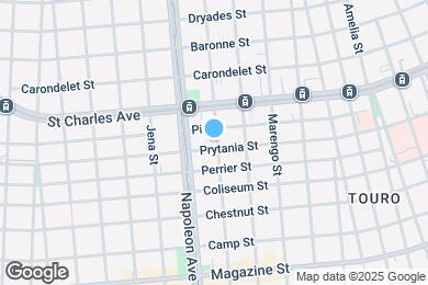 Map image of the property - 1412 General Pershing St