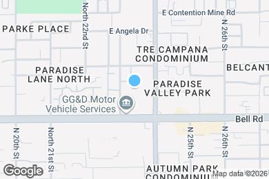 Map image of the property - 2320 E Bell Rd