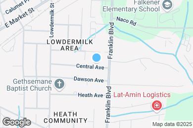 Map image of the property - 3817 Central Ave