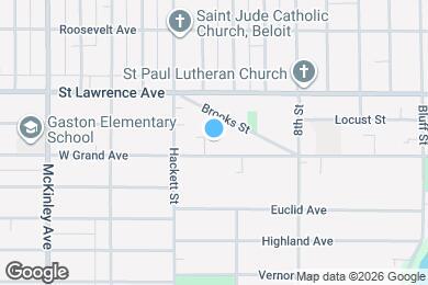 Map image of the property - 921 W Grand Ave