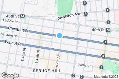 Map image of the property - 110 S 43rd St