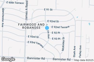 Map image of the property - 8418 E 92 Pl