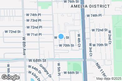 Map image of the property - 7063 W 5th Ct