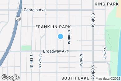 Map image of the property - 1549 S 11th St