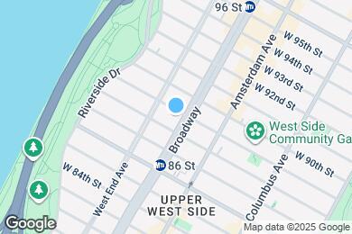 Map image of the property - 250 W 89th St