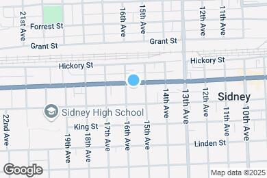 Map image of the property - 1529 Illinois St