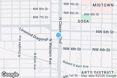 Map image of the property - 1005 NW 5th St