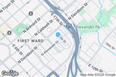 Map image of the property - 677 N Alexander St