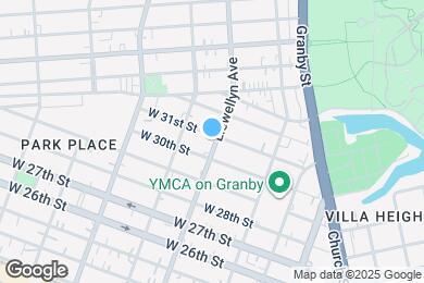 Map image of the property - 301 W 31st St