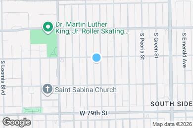 Map image of the property - 7712 S Carpenter St