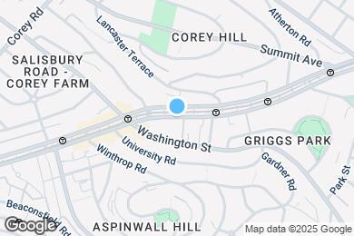 Map image of the property - 1581 Beacon St
