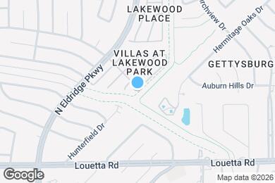 Map image of the property - 12103 Lakewood Villa Dr