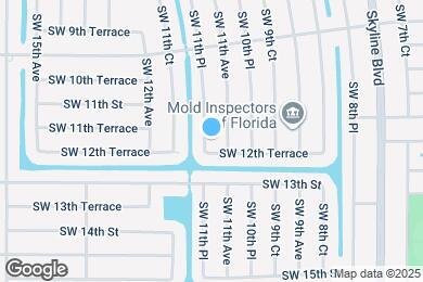 Map image of the property - 1215 SW 11th Pl
