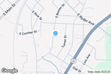 Map image of the property - 403 S Beaver St