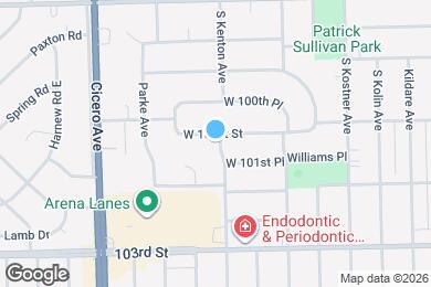 Map image of the property - 4601 W 101st St