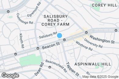 Map image of the property - 1700 Beacon St