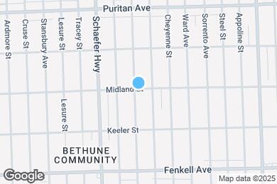 Map image of the property - 15518 Snowden St