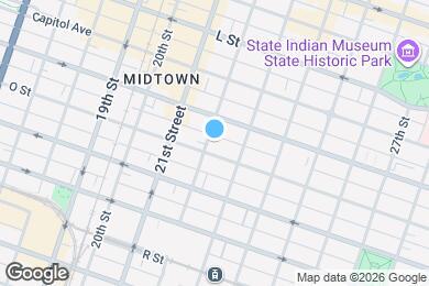 Map image of the property - 1421 22nd St