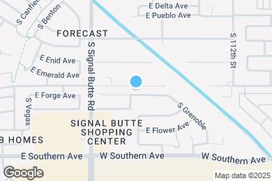 Map image of the property - 10908 E Forge Ave