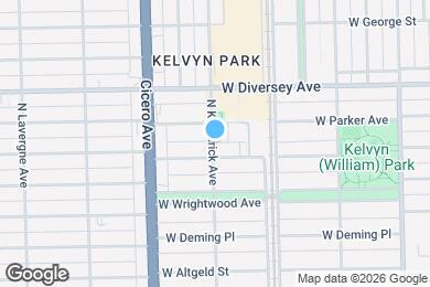 Map image of the property - 2709 N Kilpatrick Ave