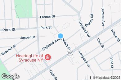 Map image of the property - 157 Dewitt St
