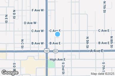 Map image of the property - 310 N 1st St