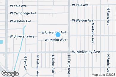 Map image of the property - 646 W Peralta Way