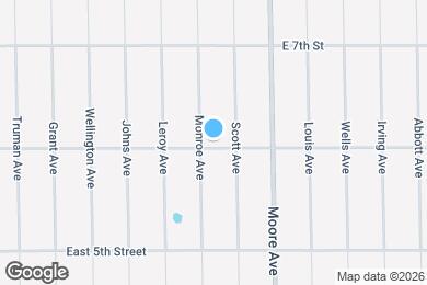 Map image of the property - 3803 E 6th St