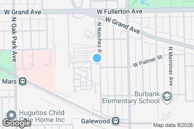 Map image of the property - 2204 N Natchez Ave