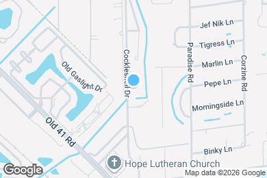 Map image of the property - 25500 Cockleshell Dr