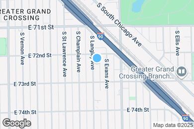 Map image of the property - 7219 S Langley Ave