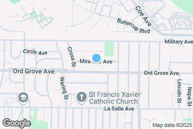 Map image of the property - 1524 Mira Mar Ave