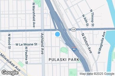 Map image of the property - 1530 N Greenview Ave
