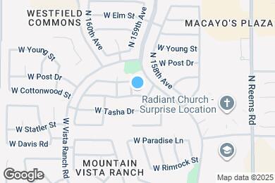 Map image of the property - 15890 W Cottonwood St