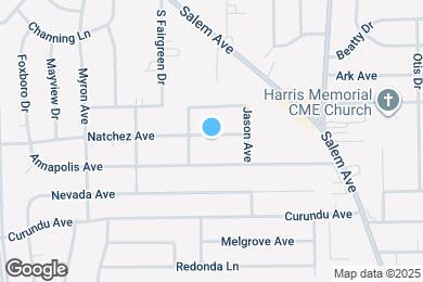 Map image of the property - 4132 Natchez Ave
