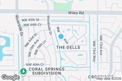 Map image of the property - 7608 NW 43rd Ct