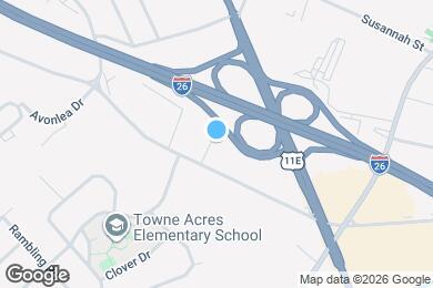 Map image of the property - 303 Village Dr