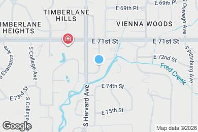 Map image of the property - 7116 S Indianapolis Ave