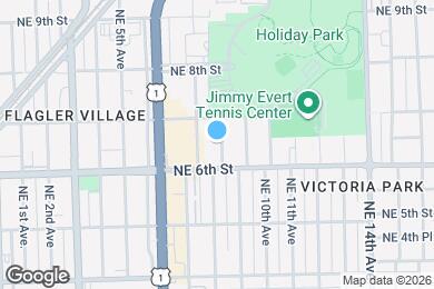 Map image of the property - 623 NE 8th Ave