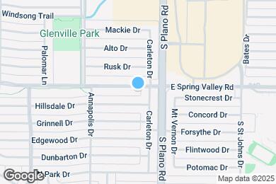Map image of the property - 1322 E Spring Valley Rd
