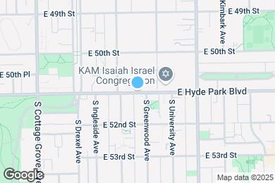 Map image of the property - 1028 E Hyde Park Blvd