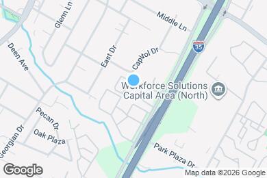 Map image of the property - 8900 N Interstate Hwy 35