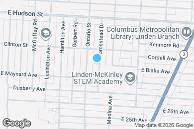 Map image of the property - 2195 Homestead Dr