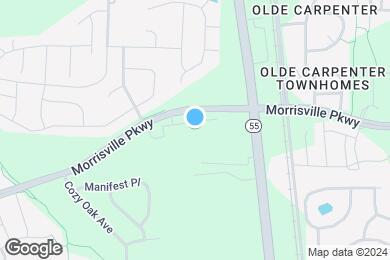 Map image of the property - Acclaim at Cary Pointe