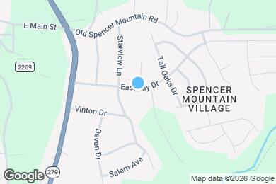 Map image of the property - 1413 Eastway Dr