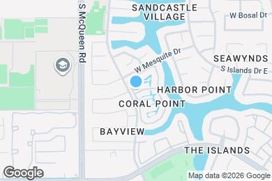 Map image of the property - 517 S Paradise Dr
