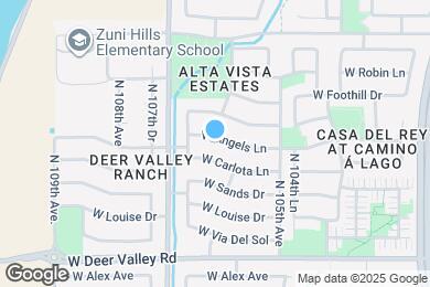 Map image of the property - 10609 W Angels Ln