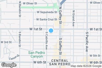 Map image of the property - 770 W 2nd St